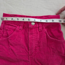 Load image into Gallery viewer, Vintage Wrangler Pink Cord Pants kids 7 SLIM
