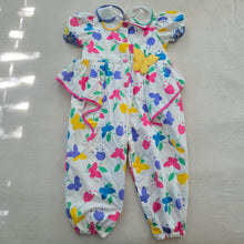 Load image into Gallery viewer, Vintage Butterfly Tulip Pantsuit 4t
