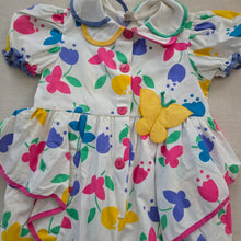 Load image into Gallery viewer, Vintage Butterfly Tulip Pantsuit 4t
