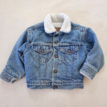 Load image into Gallery viewer, Vintage Levi's Sherpa Jean Jacket Orange Tab 2t

