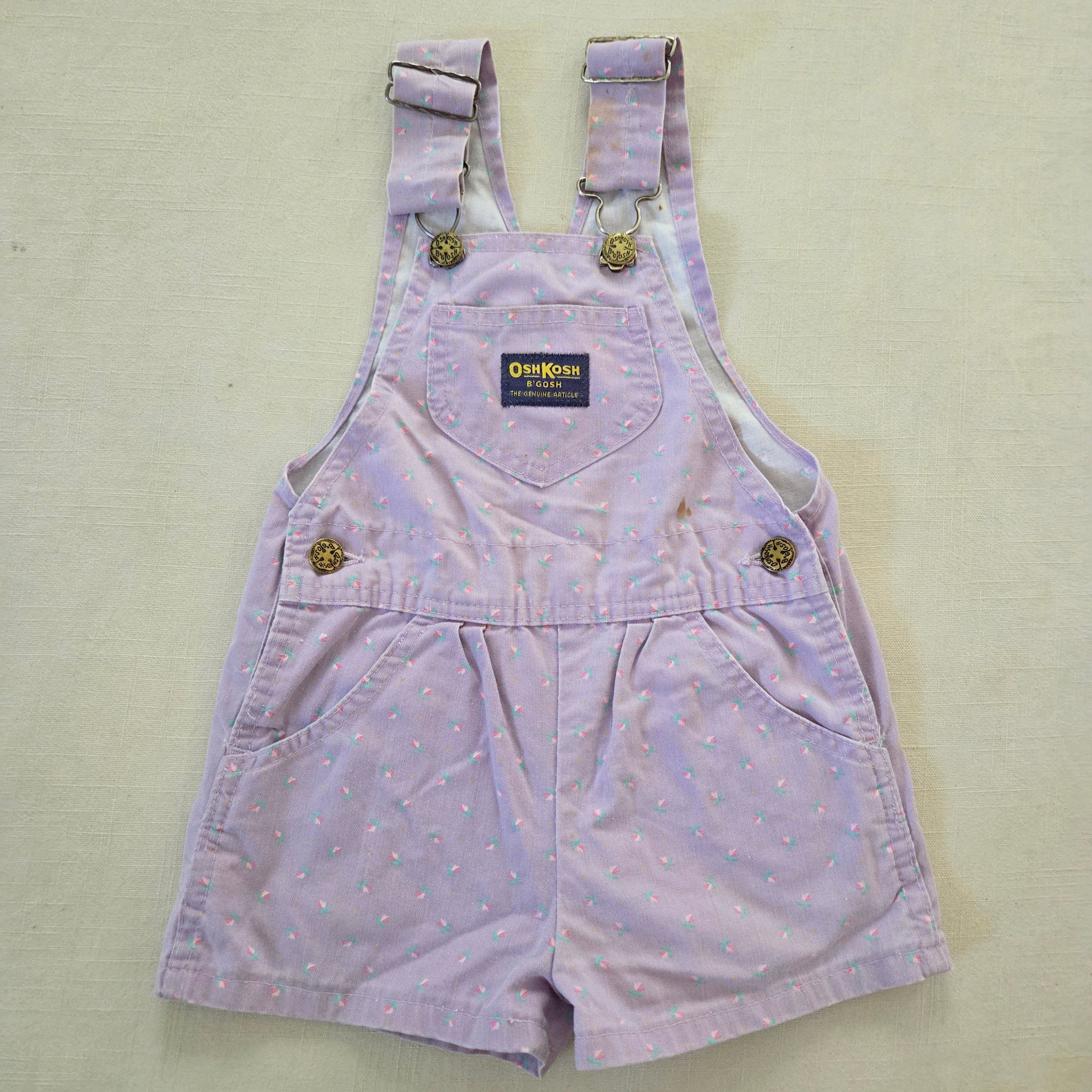 vintage花柄oshkosh 4T Vintage Oshkosh Girls Garden Floral And Shirt Top Toddler
