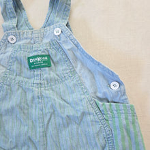 Load image into Gallery viewer, Vintage Oshkosh Blue/Green Striped Bubble 24 months
