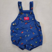 Load image into Gallery viewer, Vintage Oshkosh Toy Boat Bubble Shortalls 9-12 months
