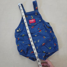 Load image into Gallery viewer, Vintage Oshkosh Toy Boat Bubble Shortalls 9-12 months
