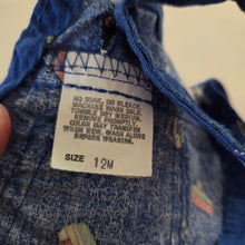 Load image into Gallery viewer, Vintage Oshkosh Toy Boat Bubble Shortalls 9-12 months
