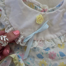 Load image into Gallery viewer, Vintage Floral Ruffled Romper 12 months
