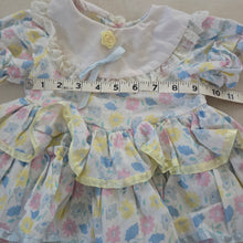Load image into Gallery viewer, Vintage Floral Ruffled Romper 12 months
