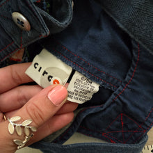 Load image into Gallery viewer, Vintage Travel Vehicles Embroidered Shortalls 6-9 months
