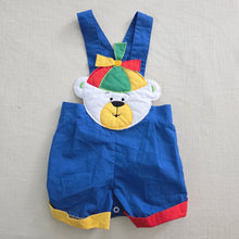 Load image into Gallery viewer, Vintage Primary Bear Sunsuit 12-18 months
