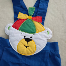 Load image into Gallery viewer, Vintage Primary Bear Sunsuit 12-18 months
