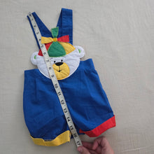 Load image into Gallery viewer, Vintage Primary Bear Sunsuit 12-18 months
