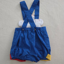Load image into Gallery viewer, Vintage Primary Bear Sunsuit 12-18 months

