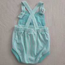 Load image into Gallery viewer, Vintage Frog Striped Sunsuit 9-12 months
