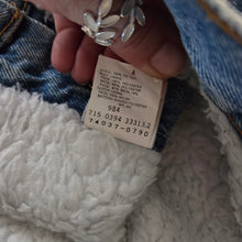 Load image into Gallery viewer, Vintage Levi's Sherpa Jean Jacket Orange Tab 3t/4t
