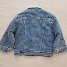 Load image into Gallery viewer, Vintage Levi's Sherpa Jean Jacket Orange Tab 3t/4t
