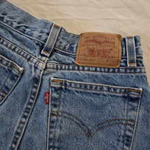 Load image into Gallery viewer, Vintage Levi&#39;s Cutoff Jean Shorts kids 14 (24 inch waist)

