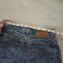 Load image into Gallery viewer, Vintage Levi&#39;s Cutoff Jean Shorts kids 14 (24 inch waist)

