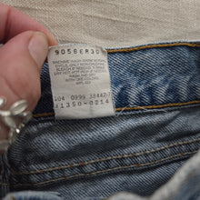 Load image into Gallery viewer, Vintage Levi&#39;s Cutoff Jean Shorts kids 14 (24 inch waist)
