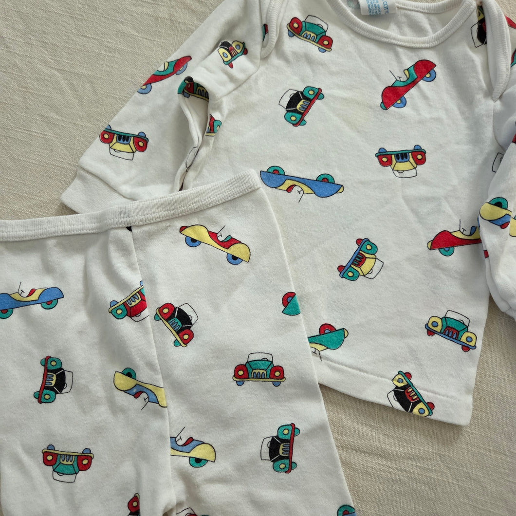 Vintage Cars Matching Set 6-9 months