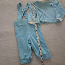 Load image into Gallery viewer, Vintage Bundle Blue Shirt &amp; Pants 0-6 months
