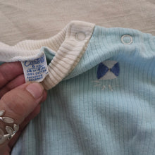 Load image into Gallery viewer, Vintage Bundle Blue Shirt &amp; Pants 0-6 months
