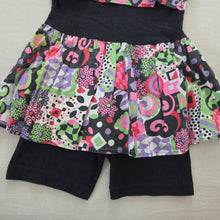 Load image into Gallery viewer, Vintage 80s Bright Twirly Romper kids 9/10
