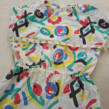 Load image into Gallery viewer, Vintage 80s Robin&#39;s Nest Graffiti Romper kids 6/7
