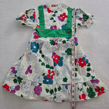 Load image into Gallery viewer, Vintage 70s Floral Dress 4t
