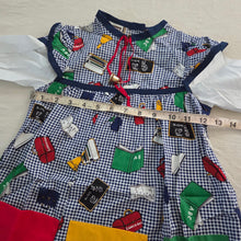 Load image into Gallery viewer, Vintage Colorful School Dress 4t
