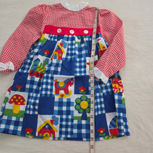 Load image into Gallery viewer, Vintage 70s House/Toys/Mushroom Dress 4t

