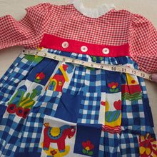 Load image into Gallery viewer, Vintage 70s House/Toys/Mushroom Dress 4t

