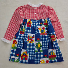 Load image into Gallery viewer, Vintage 70s House/Toys/Mushroom Dress 4t
