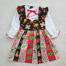 Load image into Gallery viewer, Vintage 70s Fruit + Floral Dress 3t/4
