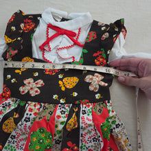 Load image into Gallery viewer, Vintage 70s Fruit + Floral Dress 3t/4
