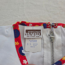Load image into Gallery viewer, Vintage 70s Apples + Floral Dress 4t
