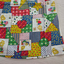 Load image into Gallery viewer, Vintage 70s Patchwork Girl Pattern Dress 4t
