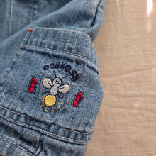 Load image into Gallery viewer, Vintage Oshkosh Bug Denim Shortalls 6-9 months
