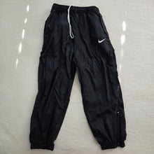 Load image into Gallery viewer, Older Nike Black Windbreaker Pants 5t/6
