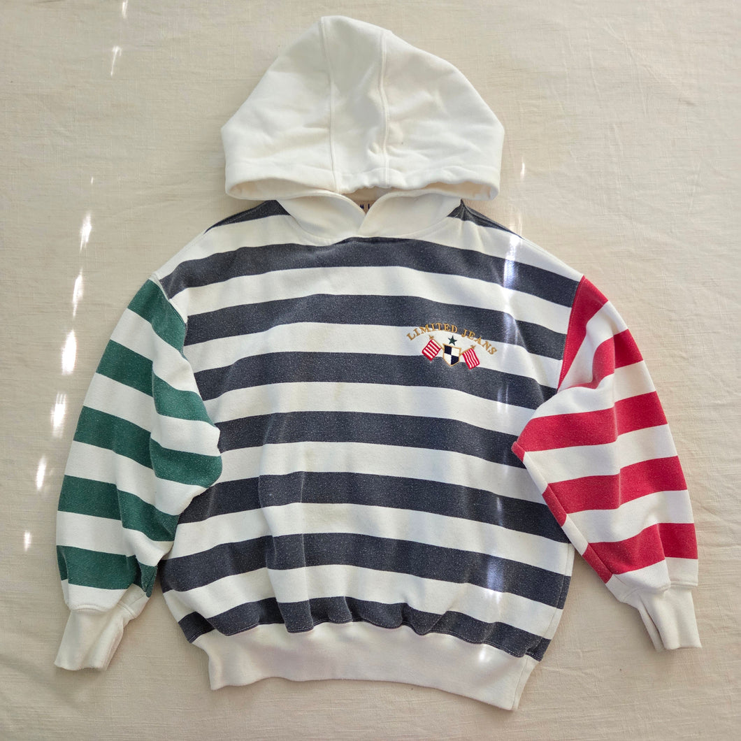 Vintage Striped Colorful Hoodie kids 8/10