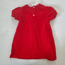Load image into Gallery viewer, Vintage Red Suede Dress 3t/4t
