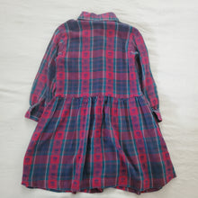 Load image into Gallery viewer, Vintage GAP Floral Tartan Dress kids 7/8
