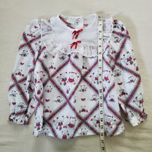 Load image into Gallery viewer, Vintage Christmas Bear PJ Top 5t
