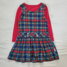 Load image into Gallery viewer, Vintage Healthtex Tartan Dress kids 6
