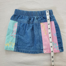 Load image into Gallery viewer, Vintage Questions Jean Skirt 2t/3t
