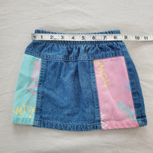 Load image into Gallery viewer, Vintage Questions Jean Skirt 2t/3t
