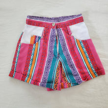 Load image into Gallery viewer, Vintage Striped Pattern Shorts kids 7
