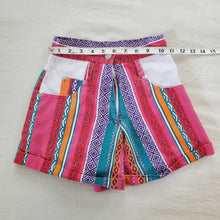 Load image into Gallery viewer, Vintage Striped Pattern Shorts kids 7
