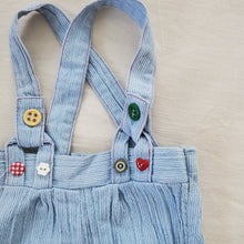 Load image into Gallery viewer, Vintage Ruth Scharf Girly Suspender Shorts 2t
