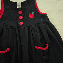 Load image into Gallery viewer, Vintage Apple Sleeveless Black Dress kids 6
