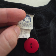 Load image into Gallery viewer, Vintage Apple Sleeveless Black Dress kids 6
